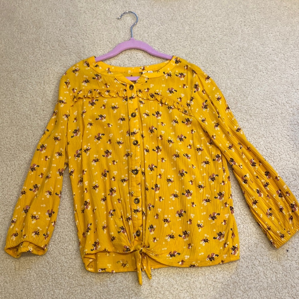 SO girls size 8 long sleeve shirt from kohl’s